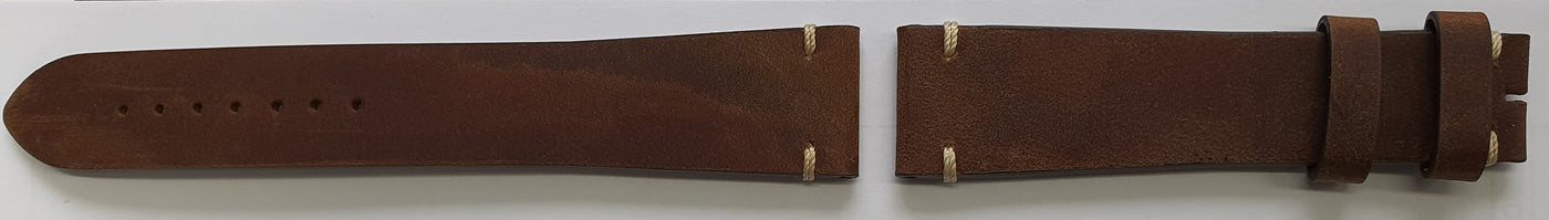 Leather strap (Brown with Steel pin buckle)